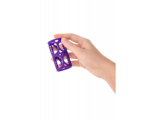 Насадка на пенис A-Toys by TOYFA Myri, силикон, фиолетовый, 7,5 см