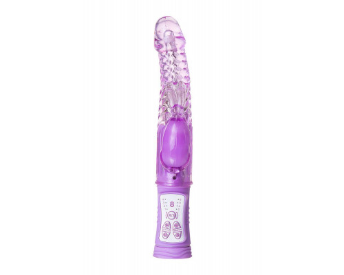 Вибратор с клиторальным стимулятором A-Toys by TOYFA High-Tech fantasy, TPE, фиолетовый, 22, 5 см