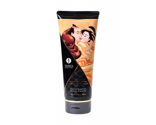 Массажный крем для тела Shunga «Миндальная сладость» (Almond Sweetness), съедобный, 200 мл