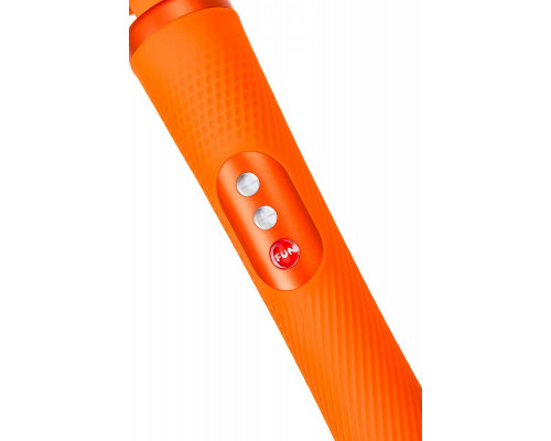 Вибромассажер Fun Factory VIM VIBRATING WAND, силикон, оранжевый, 31,3 см