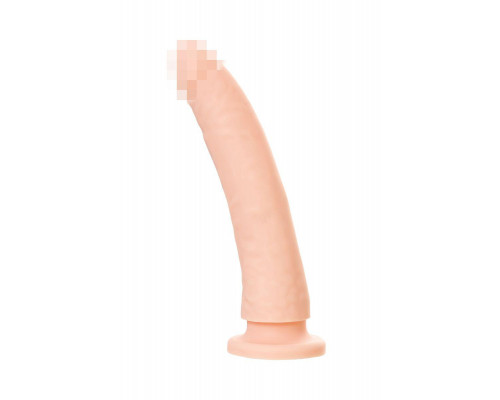 Фаллоимитатор RealStick Silicone Matt B, силикон, телесный, 21,5 см