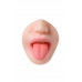 Мастурбатор реалистичный Juicy Pussy by TOYFA Fruity Tongue, рот и вагина, TPE, телесный,19 см