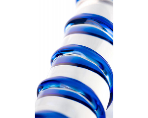 Нереалистичный фаллоимитатор Sexus Glass, стекло, прозрачный, 18 см