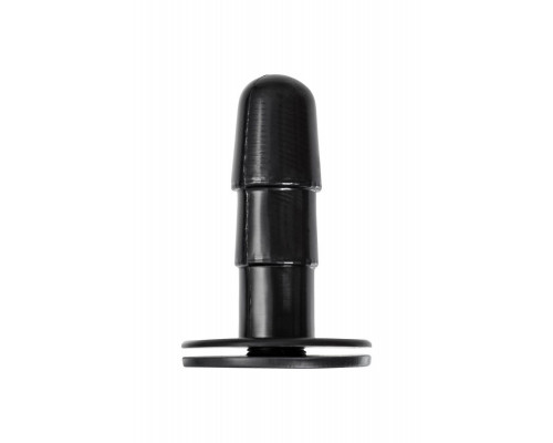 Трусики для страпона RealStick Strap-On Onyx, экокожа, черные