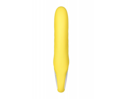 Нереалистичный вибратор Satisfyer Vibes Yummy Sunshine, силикон, желтый, 22,5 см.