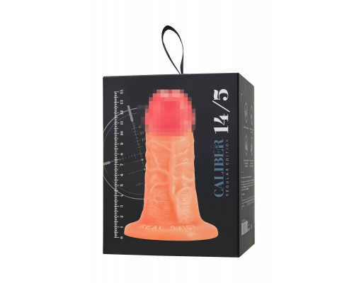 Фаллоимитатор реалистичный, RealStick CALIBER, 14 см, Ø5