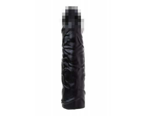 Страпон LoveToy с поясом Harness с 2 насадками, PVC, чёрный, 20 см