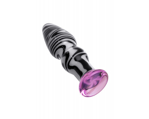 Анальная втулка Sexus Glass, стекло, белый, 12,5 см, Ø 3,5 см