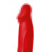 Насадка на пенис для двойного проникновения Black&Red by TOYFA, силикон, красный, 19 см