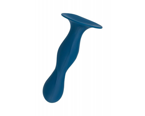 Фаллоимитатор Satisfyer Double Ball-R, силикон, синий, 18 см