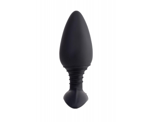 Анальная втулка LOVENSE Hush (L), силикон, черная, 12,1 см