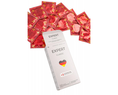 Презервативы EXPERT Classic Germany 12шт +(3 бесплатно)., классические