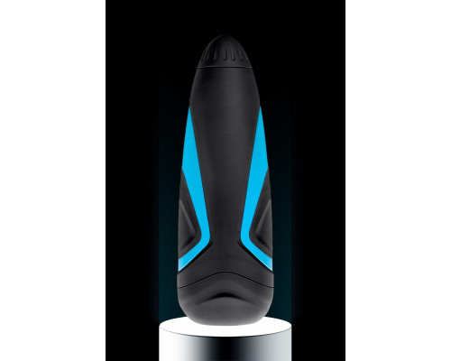 Мастурбатор нереалистичный Satisfyer Men, силикон, чёрный, 25,5 см.