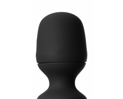 Нереалистичный вибратор Satisfyer Wand-er Woman, ABS пластик, черный, 34 см