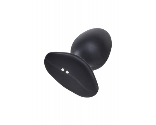 Анальная втулка LOVENSE Hush 2 (L), силикон, черная, 15 см, Ø 5,7 см