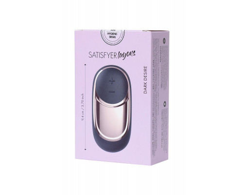 Мини-вибратор Satisfyer Dark Desire, черный, 9,2 см