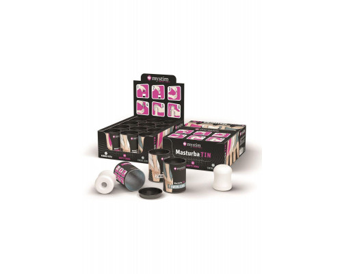 Набор мастурбаторов Mystim Mystim MasturbaTIN set, TPE, белый, 5,5 см