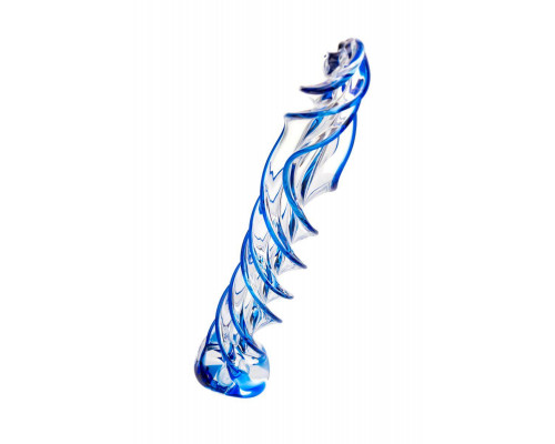 Нереалистичный фаллоимитатор Sexus Glass, стекло, прозрачный, 18,5 см