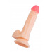 Реалистичный фаллоимитатор RealStick Nude Shaw, PVC, телесный, 17 см