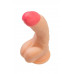 Реалистичный фаллоимитатор RealStick Nude Nash, PVC, телесный, 18 см