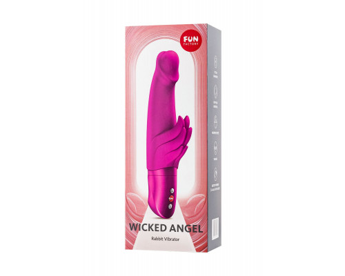 Вибратор Fun Factory Wicked Angel, силикон, пурпурный, 20 см