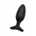 Анальная втулка LOVENSE Hush 2 (M), силикон, черная, 13,5 см, Ø 4,4 см