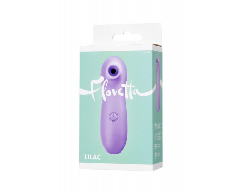 Вакуум-волновой стимулятор клитора Flovetta LILAC, ABS пластик, фиолетовый, 12,5 см