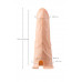 Фаллопротез RealStick Strap-On Conall, TPE, телесный, 14 см