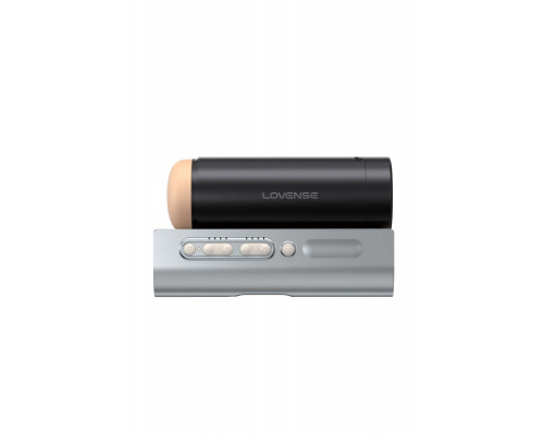 Вибромастурбатор нереалистичный LOVENSE Solace PRO, TPE, черный, 23,1 см