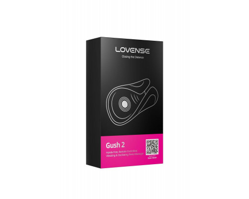 Вибромастурбатор с осцилляцией LOVENSE Gush 2, силикон, бирюзовый