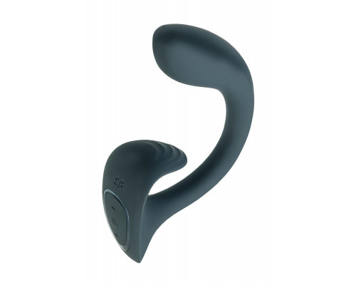 Вагинально-клиторальный вибратор Satisfyer G for Goddess 1, темно-серый, 27 см