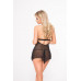 Ночная сорочка и стринги SoftLine Collection Helen, черный, S/M