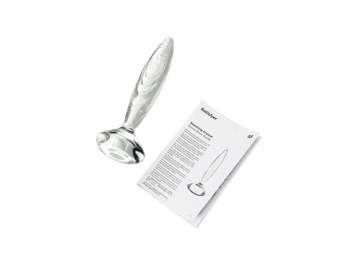 Фаллоимитатор Satisfyer Sparkling, стекло, прозрачный, 21 см