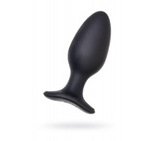 Анальная втулка LOVENSE Hush 2 (L), силикон, черная, 15 см, Ø 5,7 см