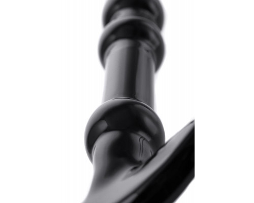 Нереалистичный фаллоимитатор Sexus Glass, стекло, черный, 19 см