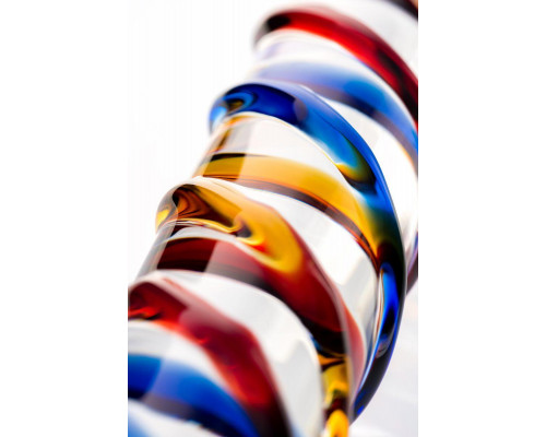 Двусторонний фаллоимитатор Sexus Glass, стекло, прозрачный, 19,5 см