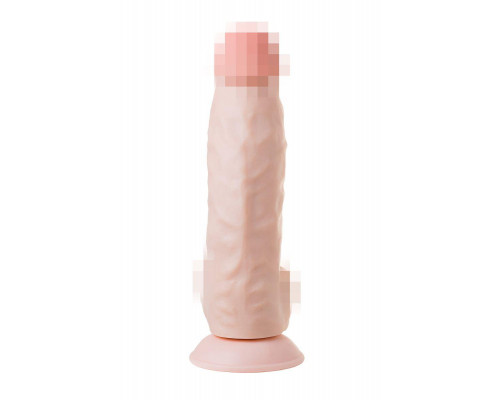 Фаллоимитатор-гигант LoveToy, реалистичный, TPE, телесный, 26 см, Ø 7,5 см