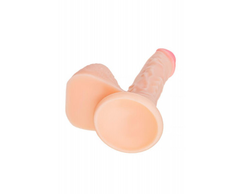 Реалистичный фаллоимитатор RealStick Nude Shaw, PVC, телесный, 17 см