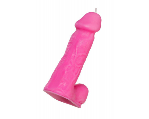 Свеча Pecado BDSM «Пенис», розовая, 98 гр.