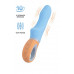 Вибратор Flovetta BLUEBELL, силикон, голубой, 18,5 см