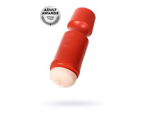 Мастурбатор A-Toys by TOYFA Denna, вагина, TPE, красный, 24 см, 7,6 см