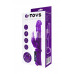 Вибратор с клиторальным стимулятором A-Toys by TOYFA, TPR, фиолетовый, 22 см