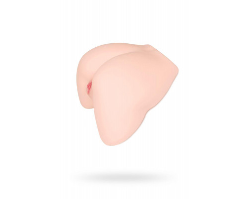 Мастурбатор реалистичный KOKOS ADEL 001 REAL HIPS с вибрацией и ротацией, TPR, телесный, 24 см