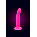 Фаллоимитатор, светящийся в темноте, Beyond by Toyfa Bucky Glow, силикон, розовый, 14 см