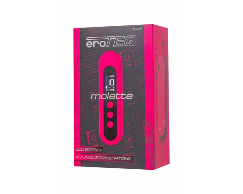 Вакуум-волновой стимулятор eroTEQ by TOYFA Molette, силикон, розовый, 13 см