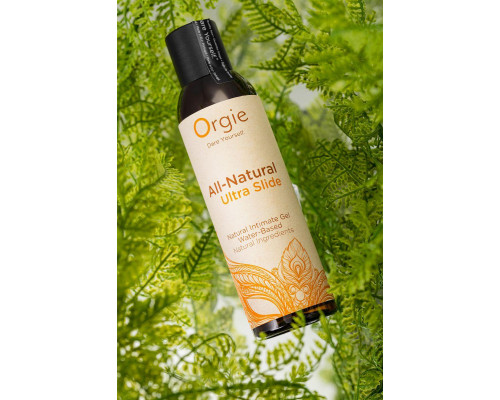 Интимный гель Orgie ALL - NATURAL ULTRA SLIDE на водной основе, 150 мл