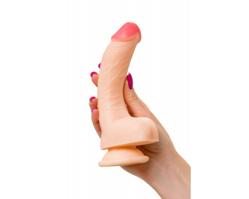 Реалистичный фаллоимитатор RealStick Nude Nash, PVC, телесный, 18 см