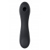 Вакуумный стимулятор клитора с вибрацией Satisfyer Curvy Trinity 4, чёрный, 17 см
