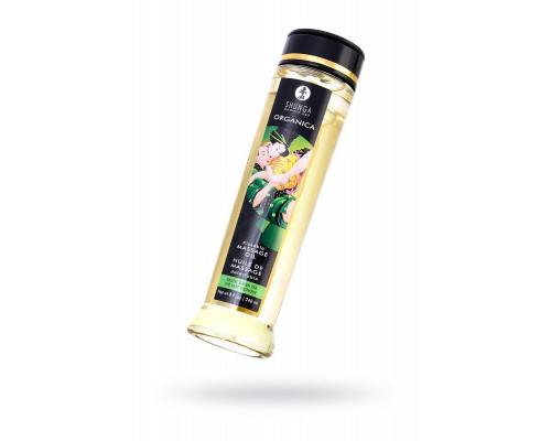 Масло массажное Shunga Organica «Зелёный чай» (Exotic Green Tea), 240 мл
