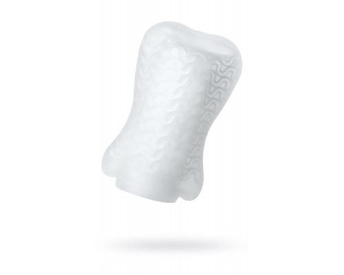 Мастурбатор A-Toys by TOYFA Pocket Wavy, TPR, белый, 7,8 см